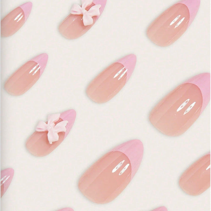 Nail art set with playful ribbons and shiny decorations Kalsten