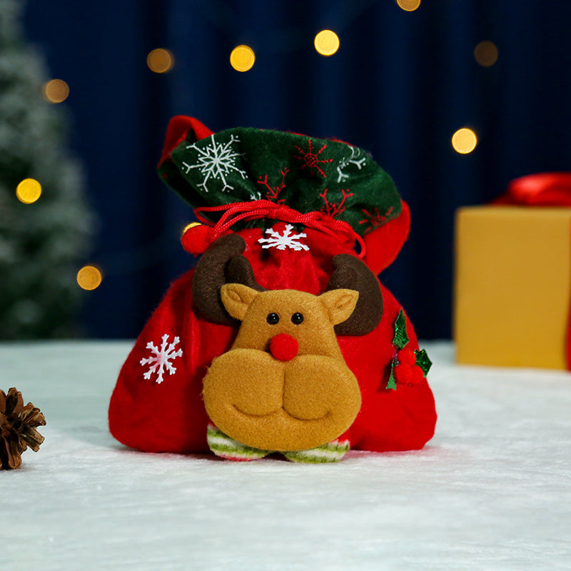 Cute Christmas gnome with gift sack Kalsten