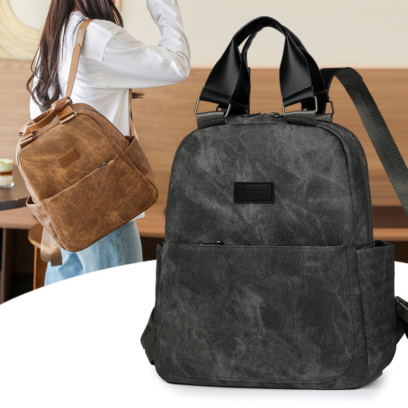 Vintage-Inspired Multi-Functional Backpack Kalsten
