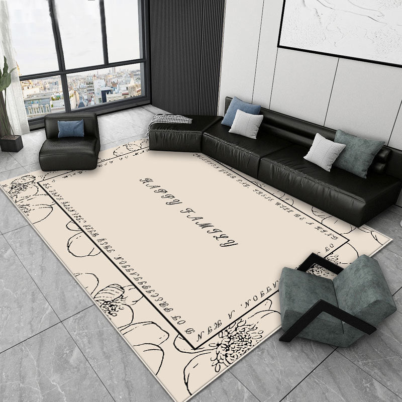 Decorative Motivational Area Rug