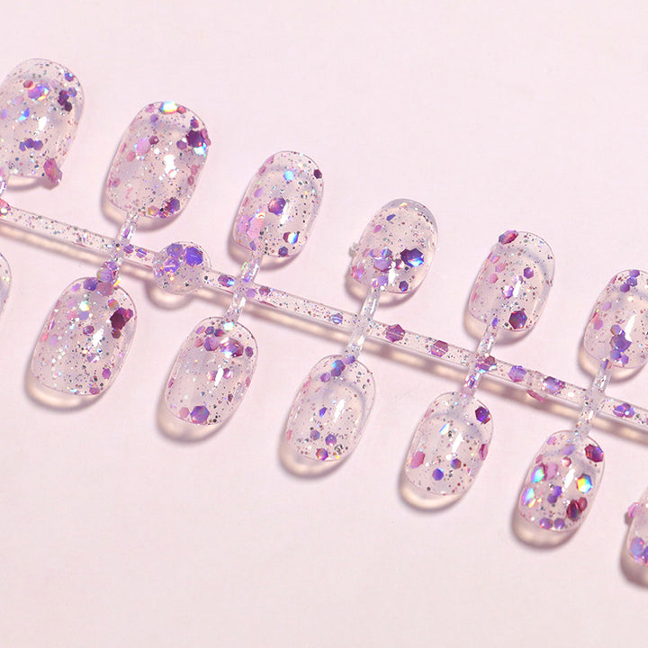 Glitter-Infused Press-On Nail Tips Kalsten