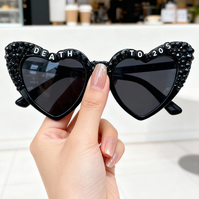 Statement Heart-Frame Sunglasses Kalsten