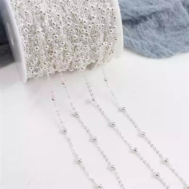 Delicate Beaded Chain Necklace Kalsten