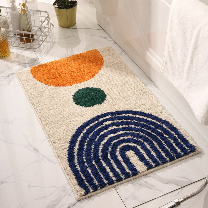 Artistic Abstract Bath Mat