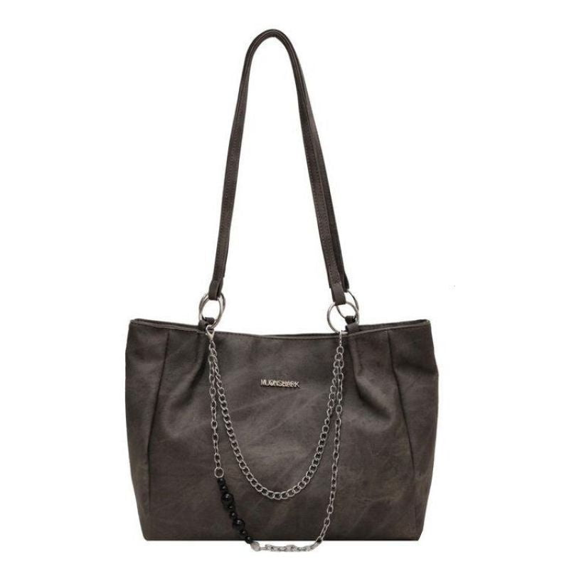 Spacious Soft Faux Leather Tote Bag Kalsten