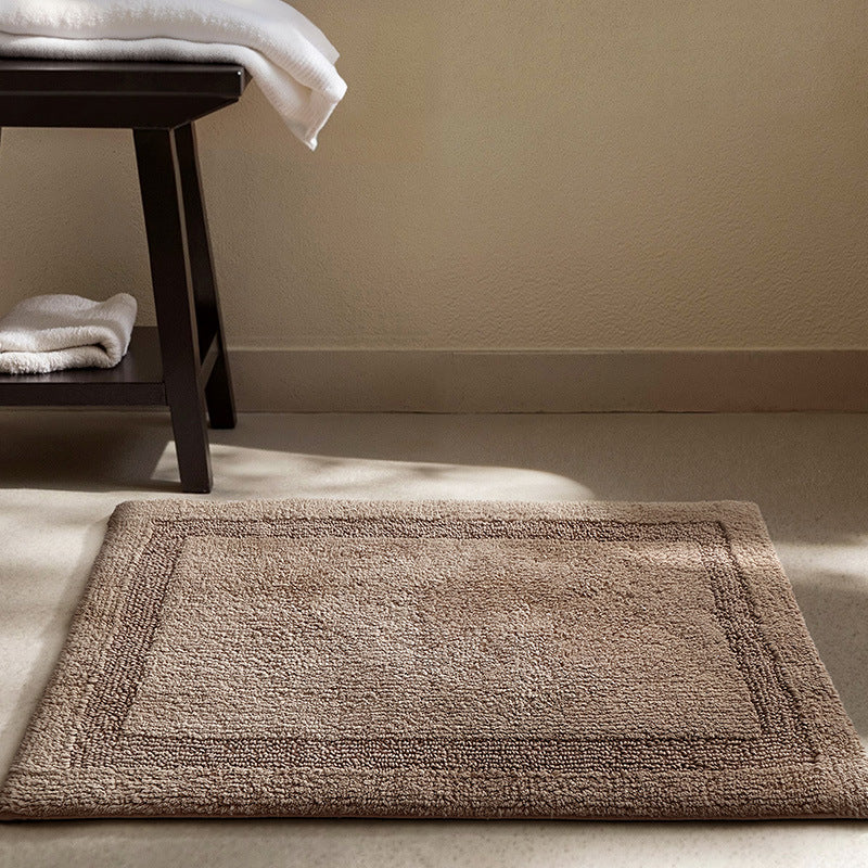 Soft Textured Round Bath Mat Kalsten