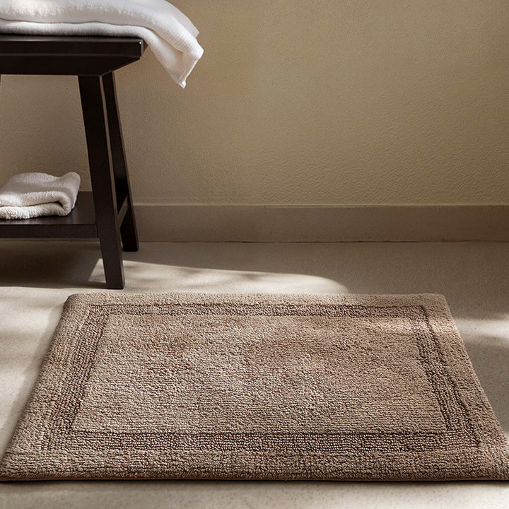 Soft Textured Round Bath Mat Kalsten