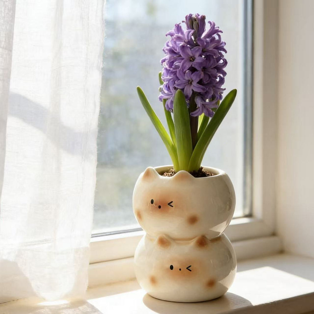 Ceramic Cat Planter