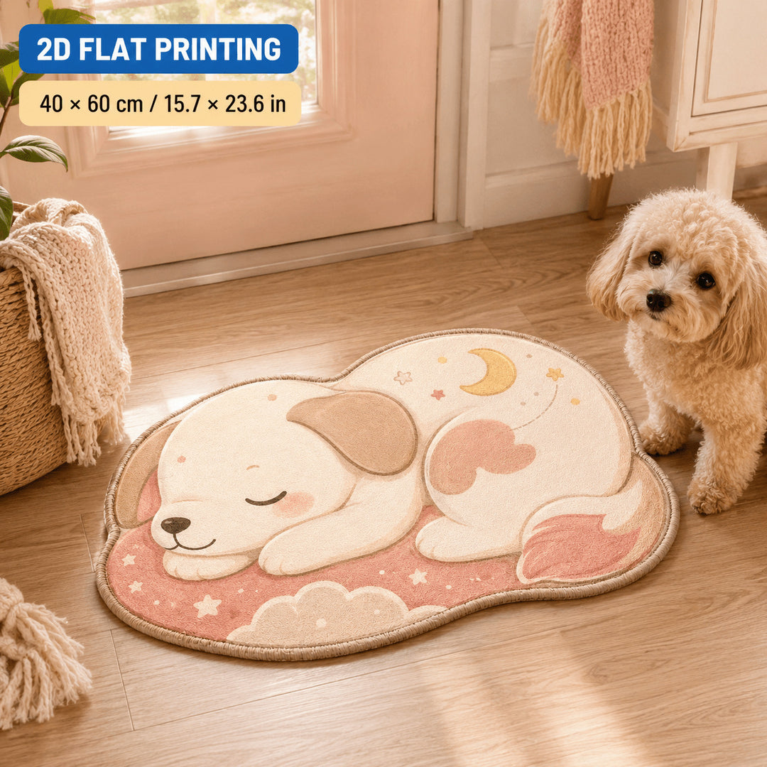 Cat-Themed Decorative Area Mat