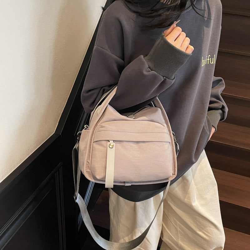 Versatile Multi-Pocket Satchel Bag Kalsten