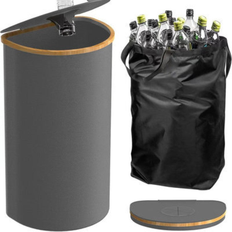 Multifunctional laundry storage box with bamboo lid Kalsten