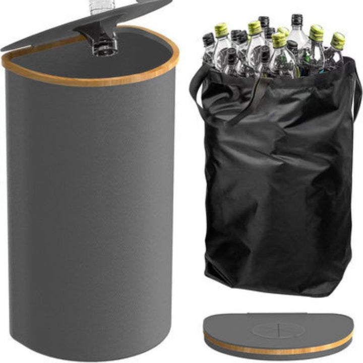 Multifunctional laundry storage box with bamboo lid Kalsten