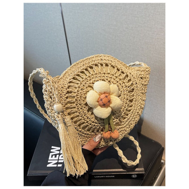 Hand-knotted flower-shaped bag Kalsten