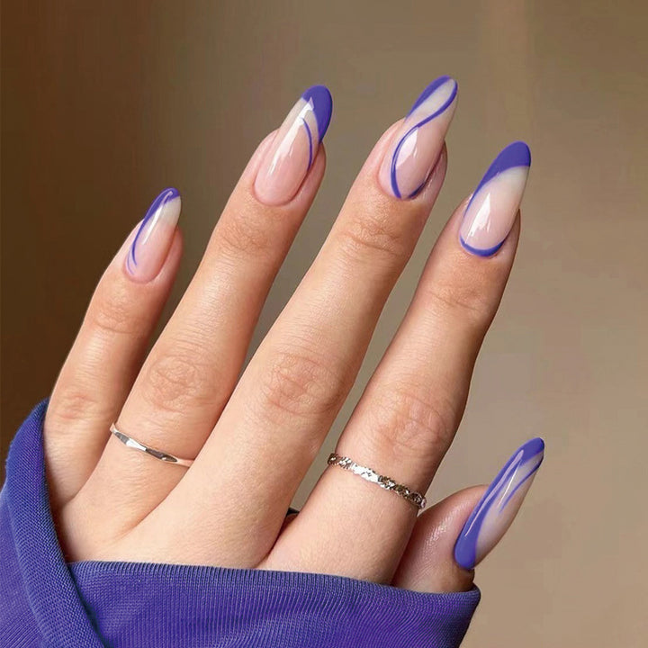 Artificial gel nails with elegant design Kalsten