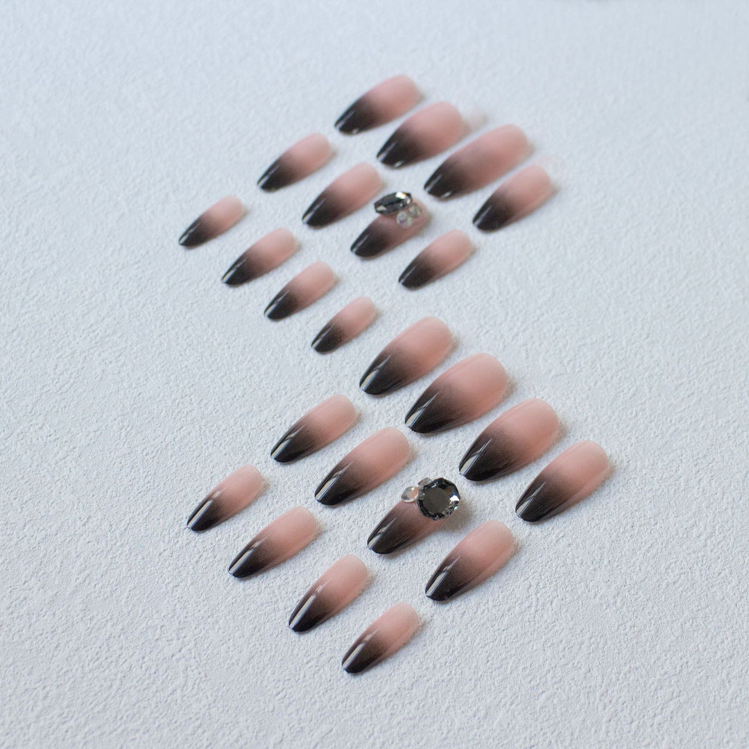 Elegant Ombre Stiletto Nail Art Set