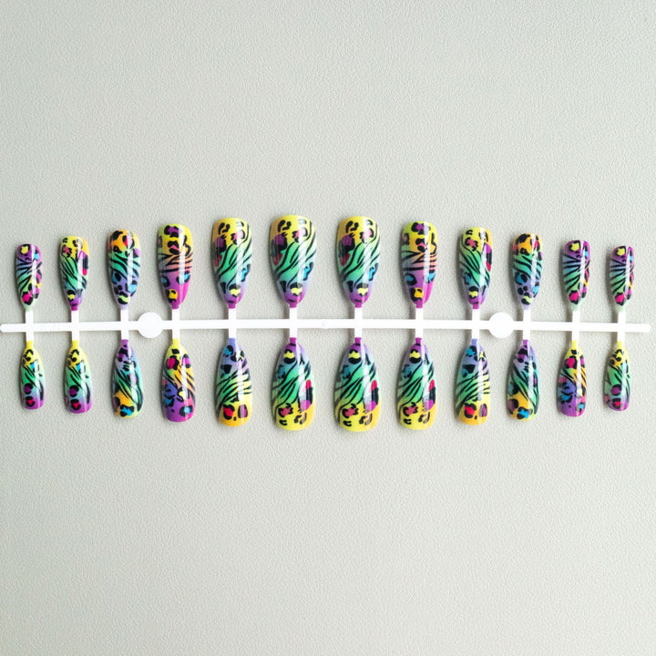 Wild Animal Print Nail Art