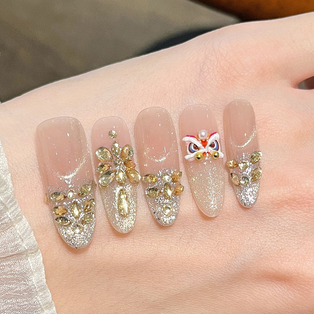 Luxury Decorative Press-On Nails Kalsten