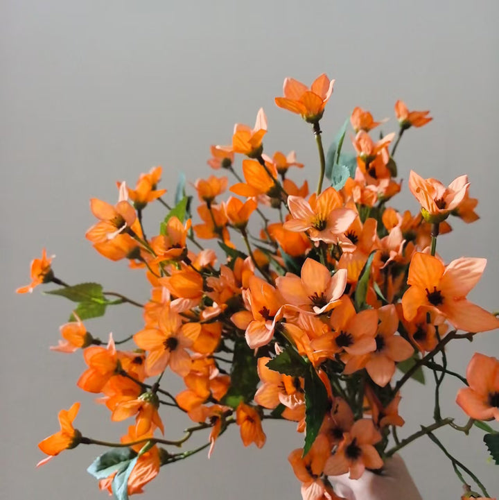 Lifelike Blossoming Flower Stem
