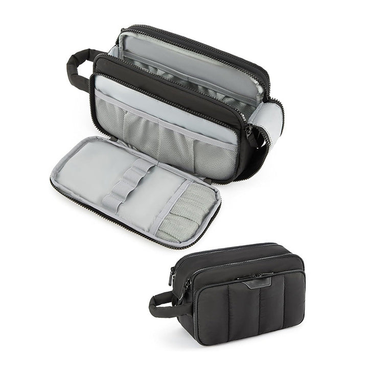 Cosmetic Organizer Bag with Multiple Compartments and Removable Interior Compartment Kalsten