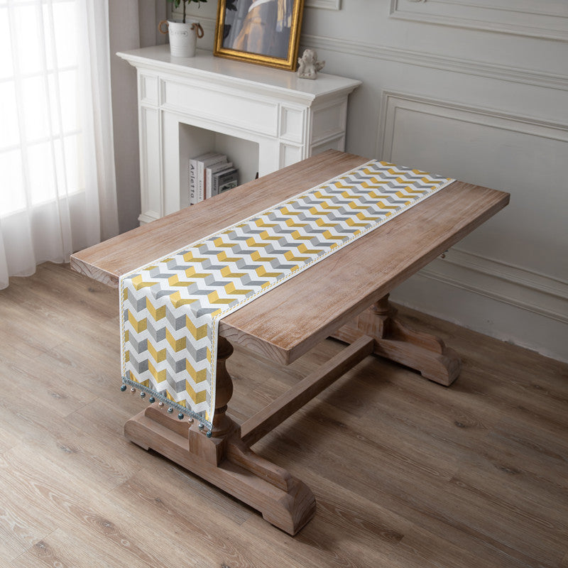 Geometric Patterned Table Runner