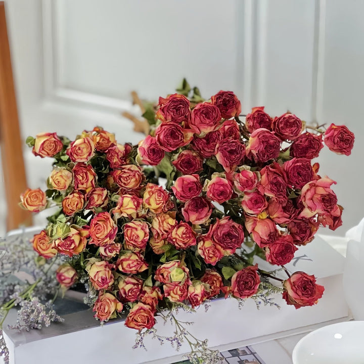 Dried Floral Rose Bouquet with Botanical Filler