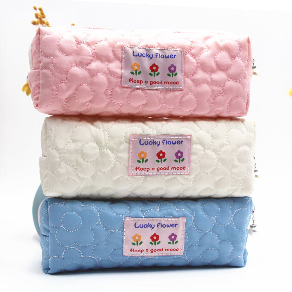Quilted Cosmetic Pencil Case Kalsten