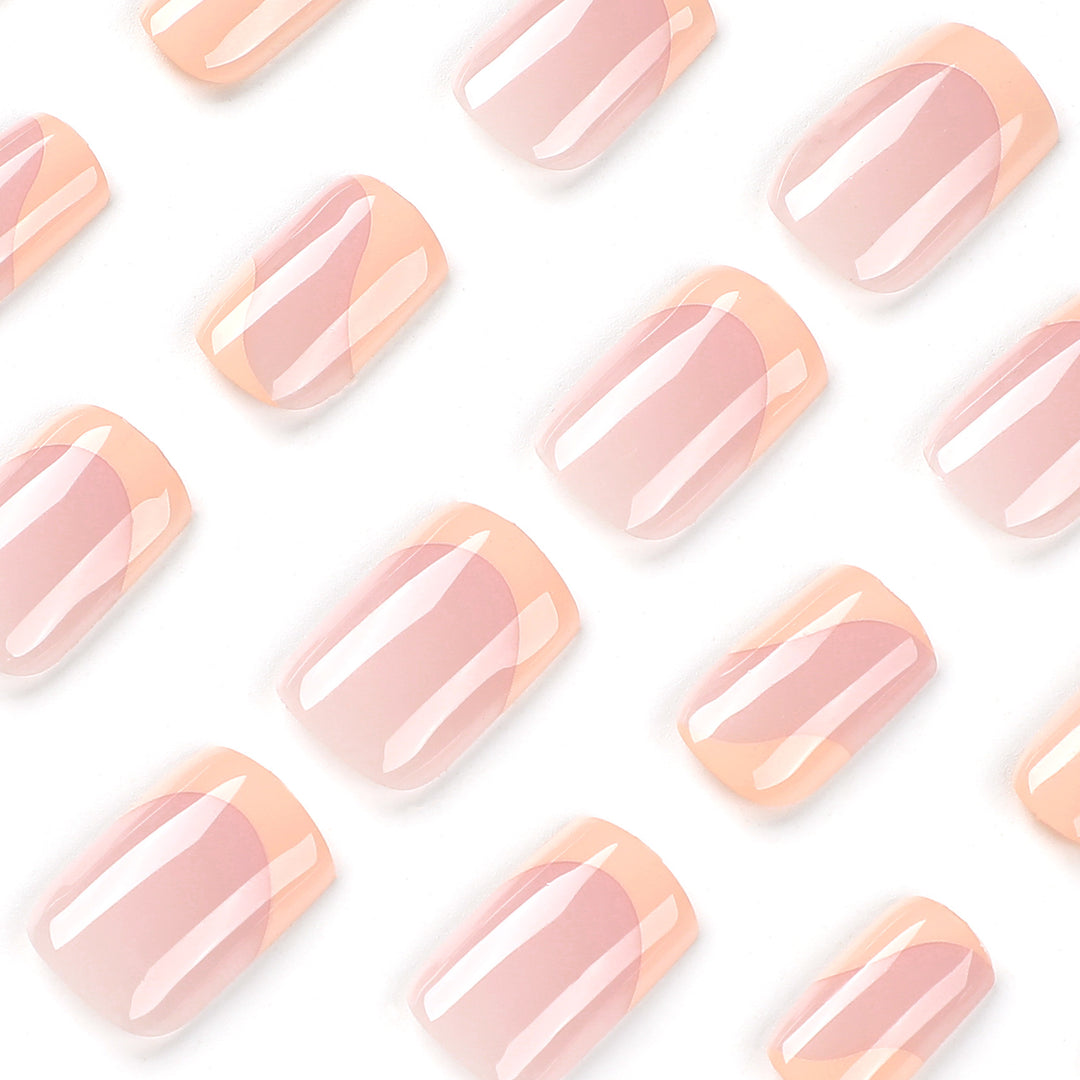 Gel Nails with Elegant Design Kalsten