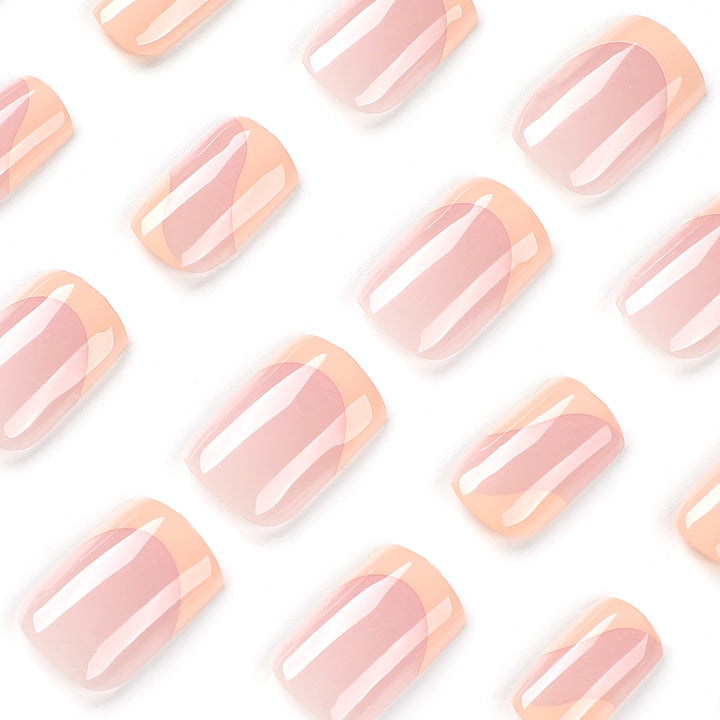 Gel Nails with Elegant Design Kalsten