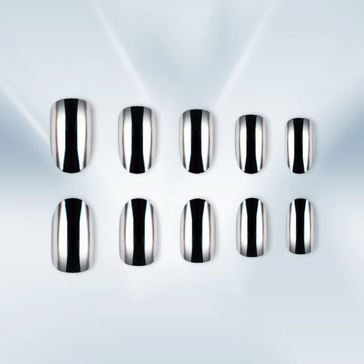 Metallic Finish Nail Art Kalsten
