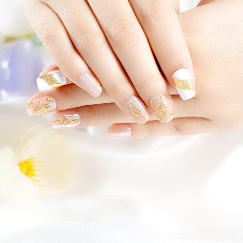 Artistic Metallic Nail Set Kalsten