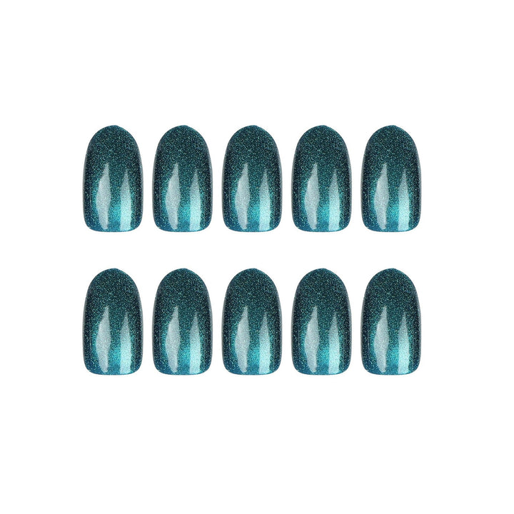 Artful Gel Nails with Shimmering Gradient Kalsten
