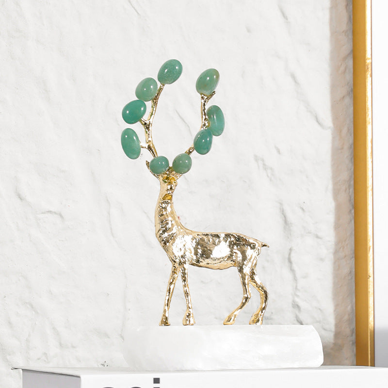 Elegant Decorative Deer Sculpture