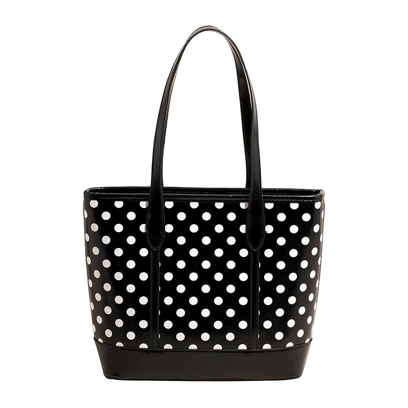 Polka Dot Print Casual Tote Kalsten