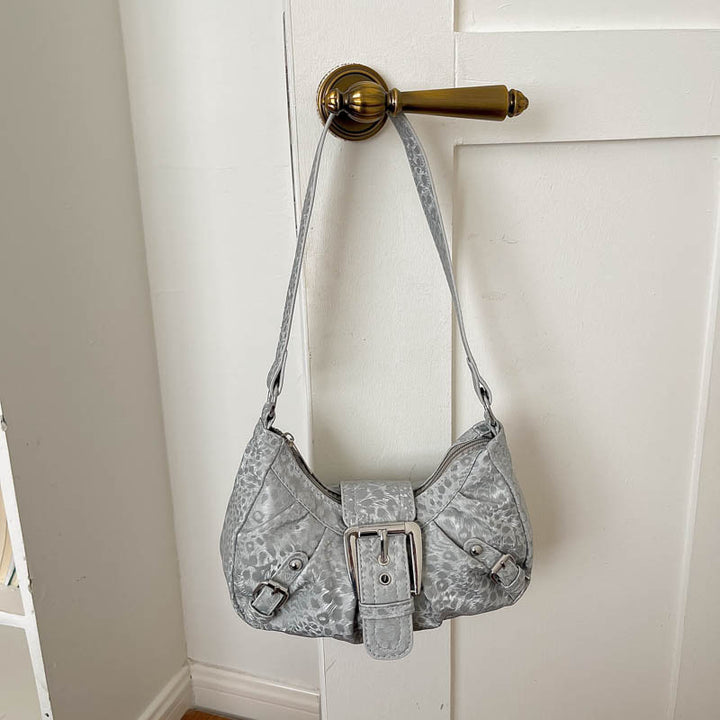 Exotic Textured Shoulder Bag