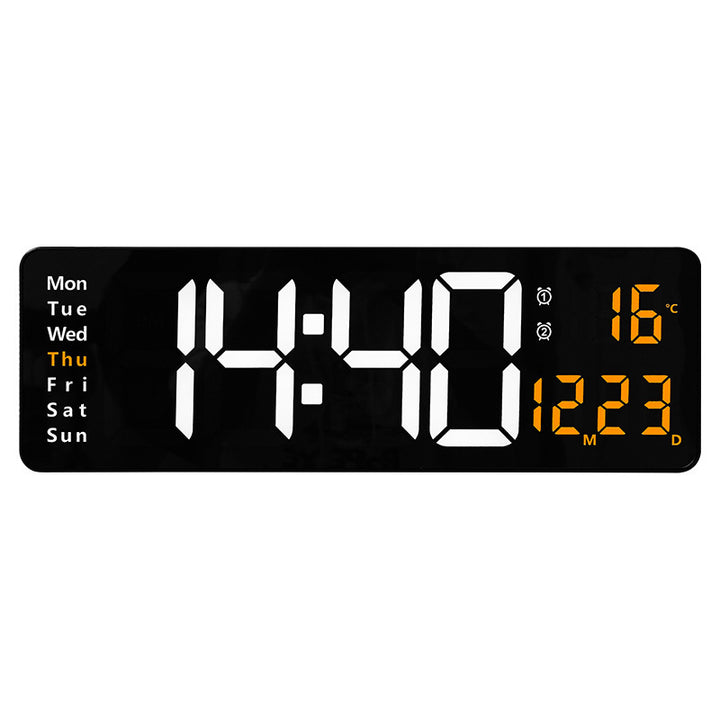 Digital wall clock with multifunctional LED display Kalsten