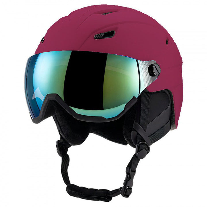 High-Performance Skiing Helmet with Integrated Visor Kalsten