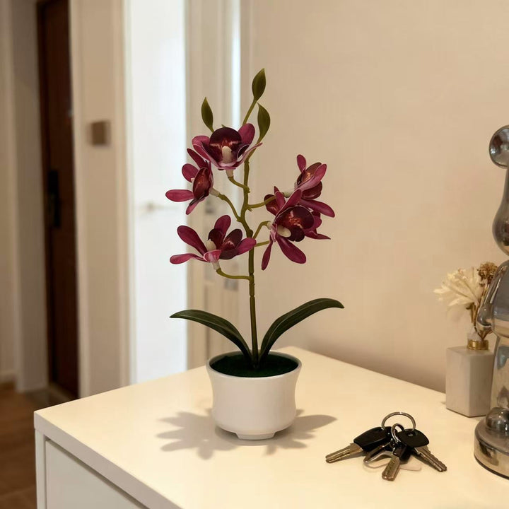 Realistic Orchid Decorative Plant