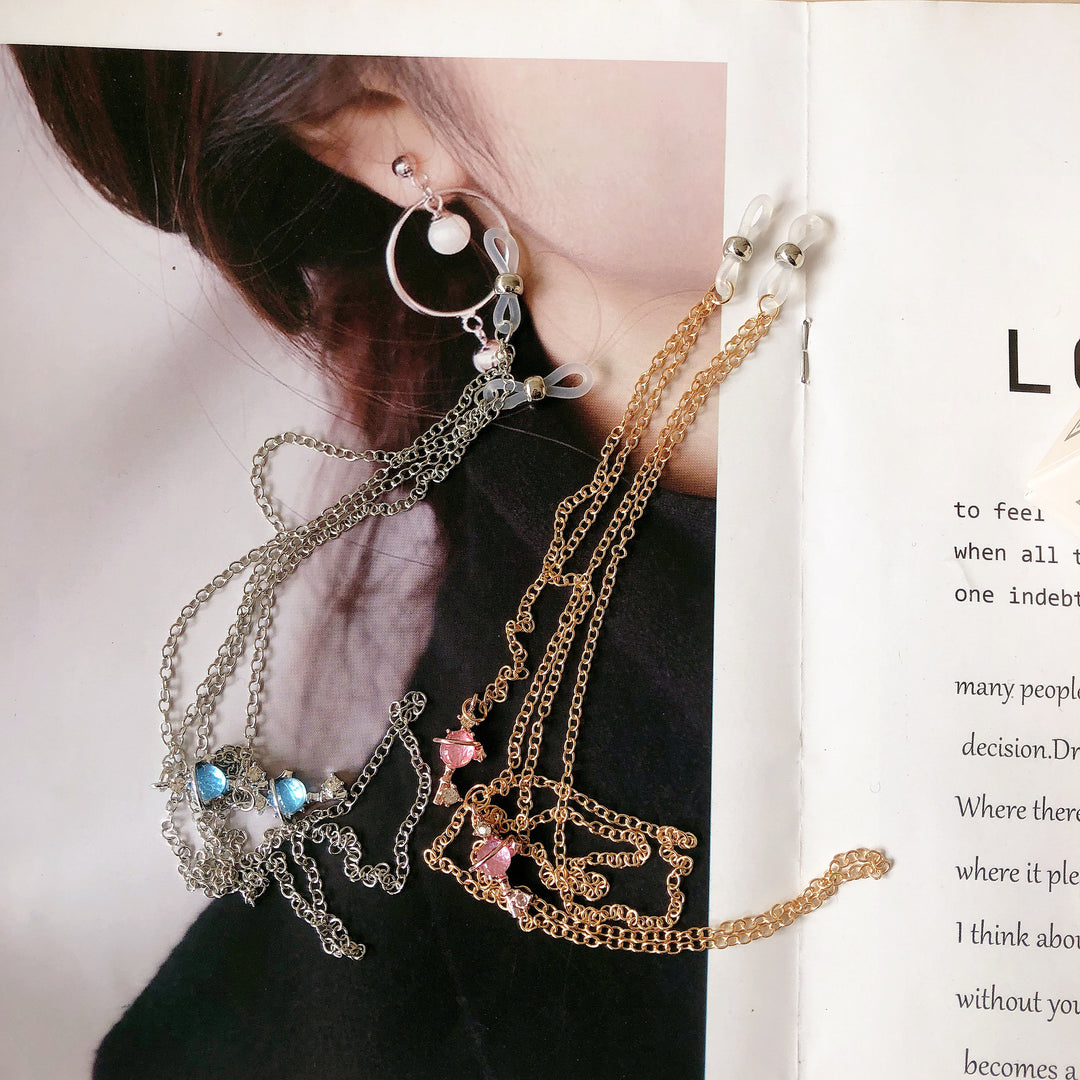 Elegant Dual-Tone Eyewear Chain Kalsten