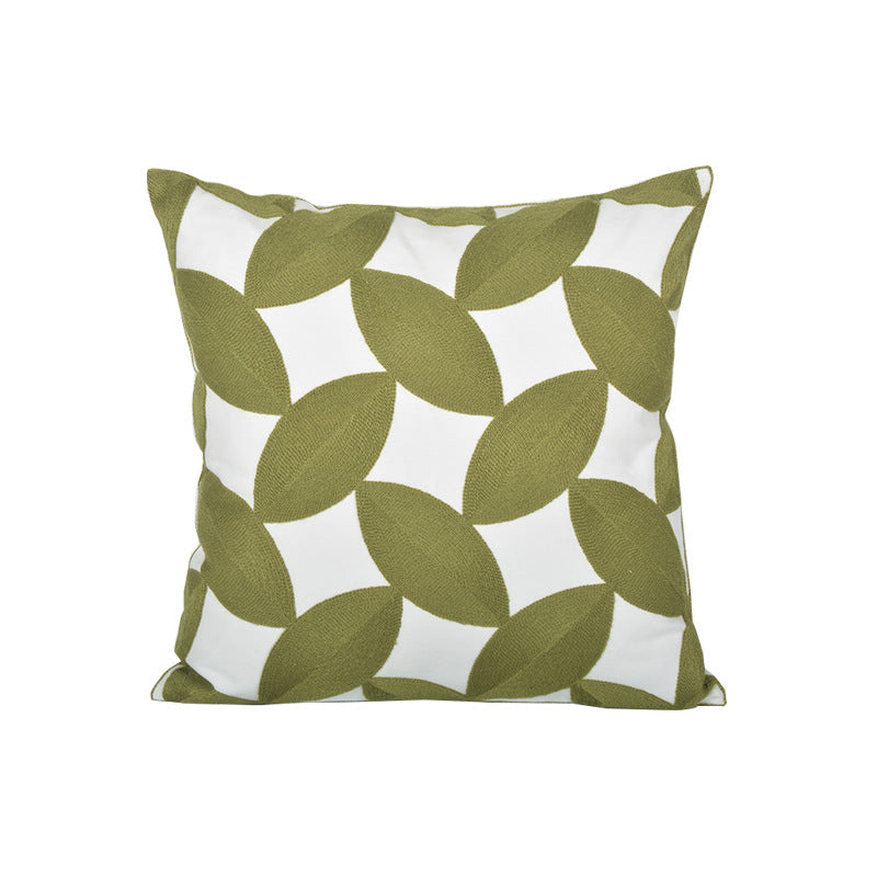 Artistic Botanical Accent Pillow