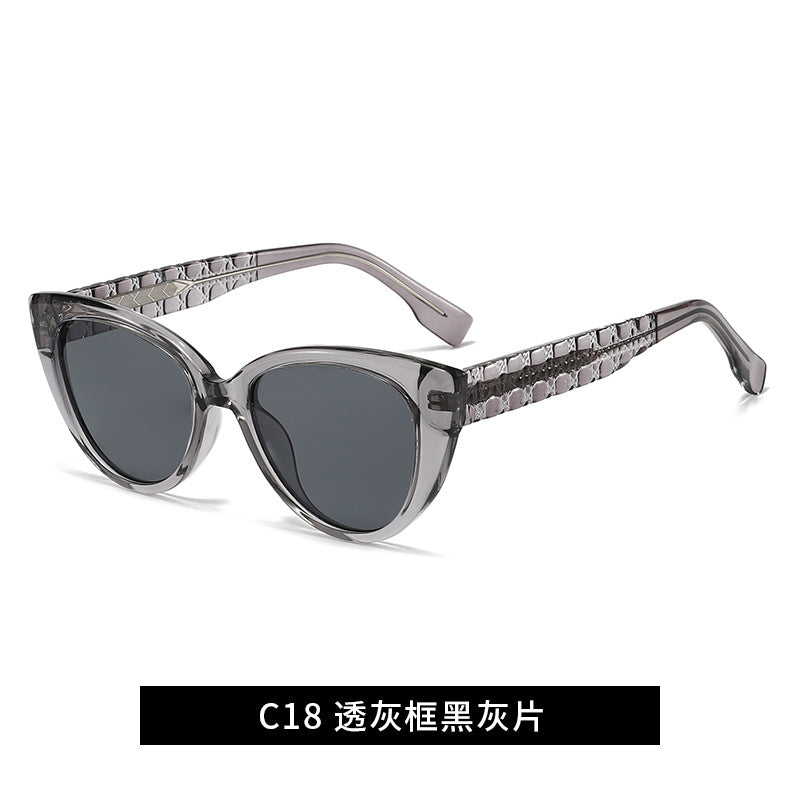 Women's Cat-Eye Sunglasses with Decorative Bridge Kalsten