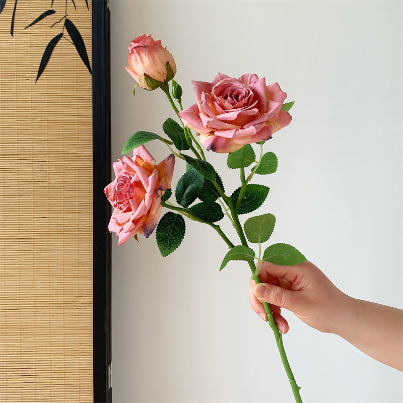 Elegant Faux Rose Stem