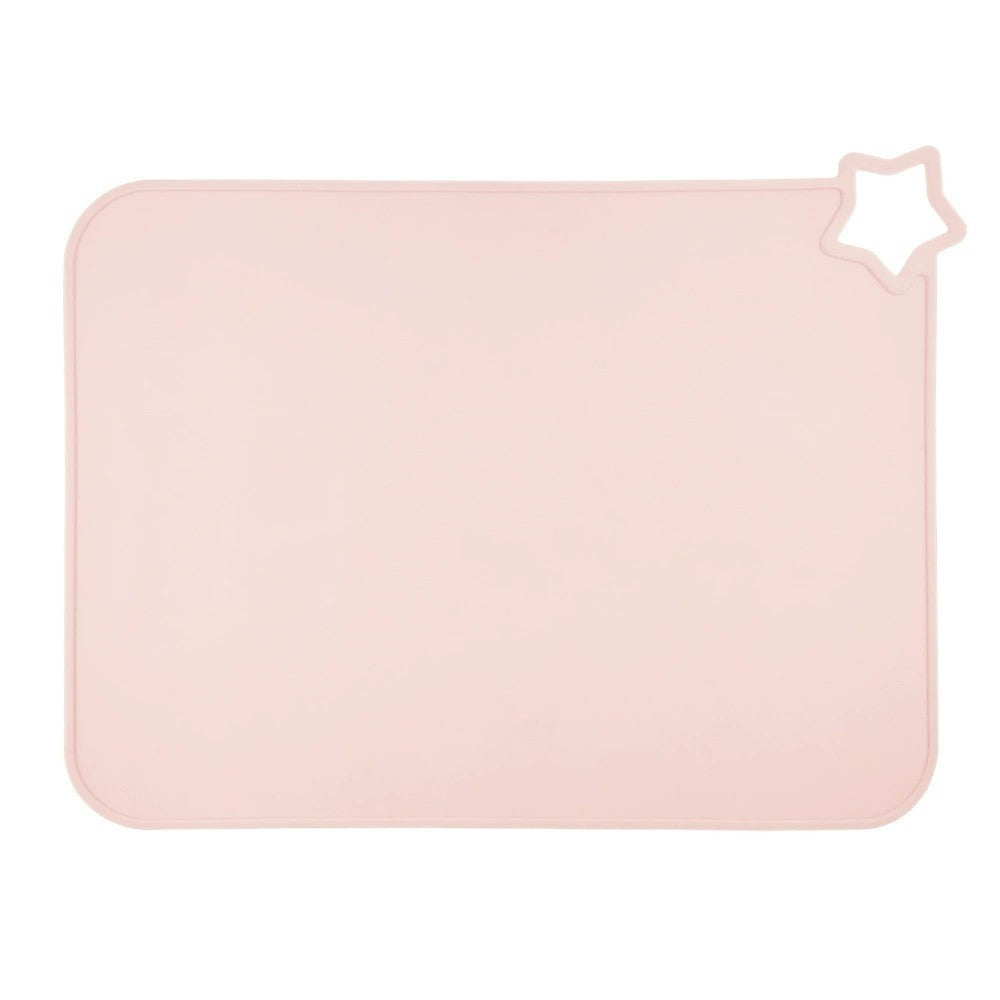 Rectangular Silicone Non-Slip Placemat with Star Corner Grip