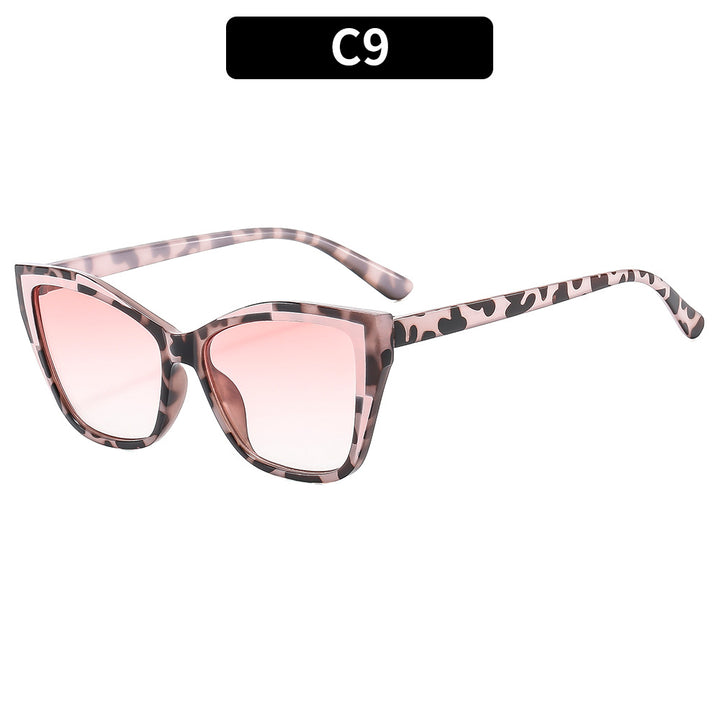 Stylish Geometric Cat-Eye Sunglasses