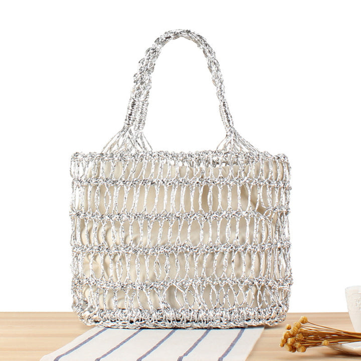 Shoulder bag made of punched metal grid Kalsten