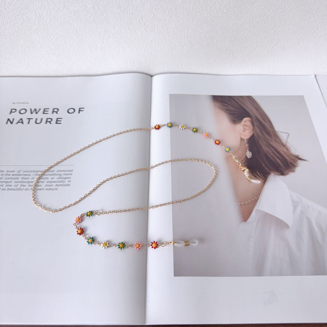 Floral-Accented Eyewear Chain Kalsten