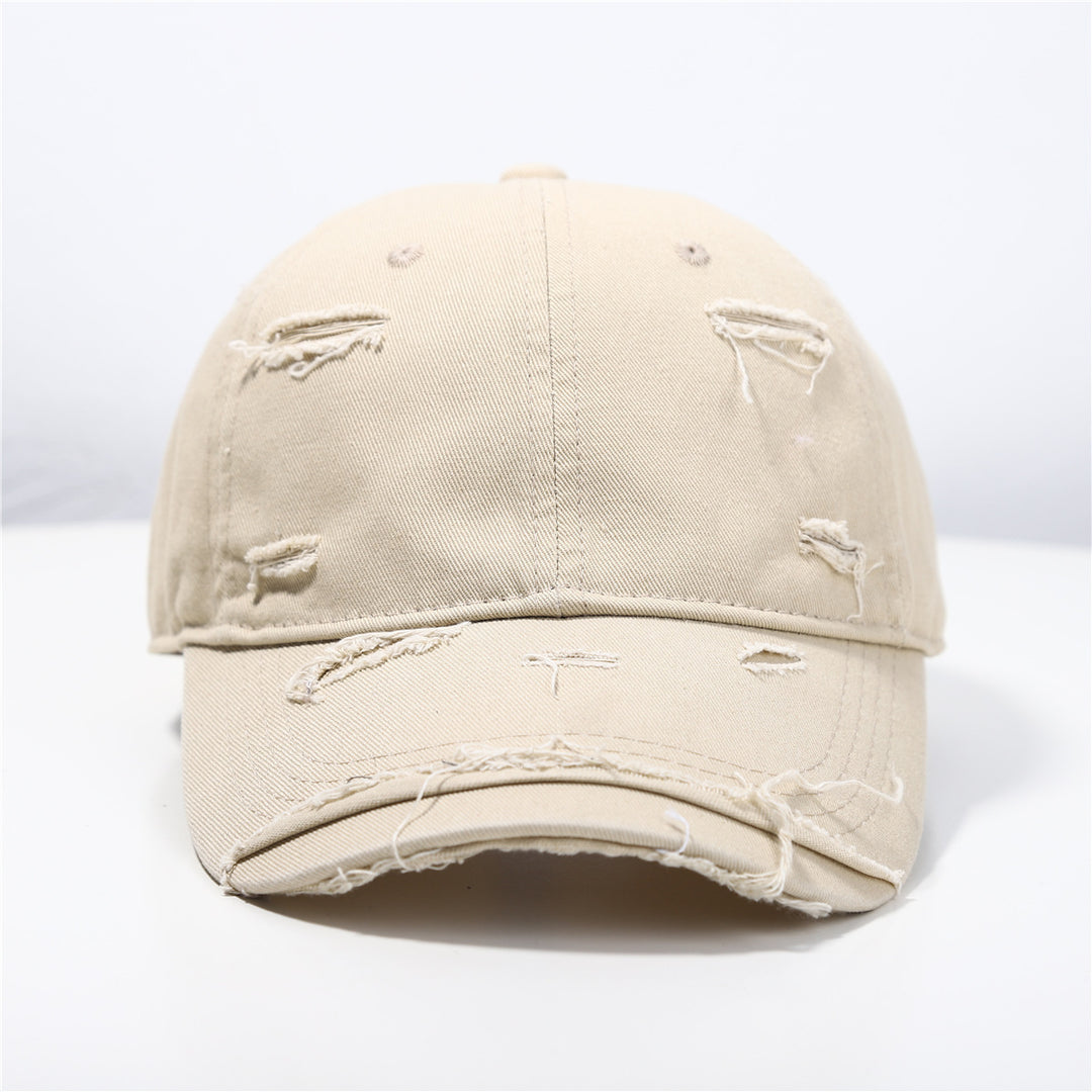 Men's Distressed Classic Cotton Baseball Cap Kalsten