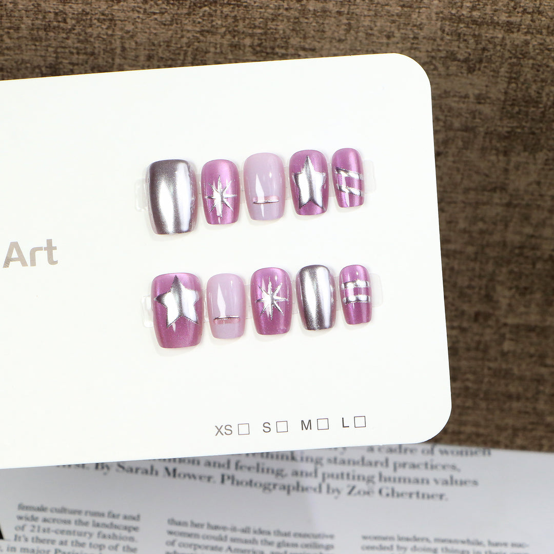 Artistic Press-On Nail Design Kalsten