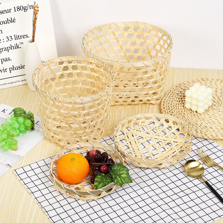 Decorative Handwoven Serving Tray Kalsten