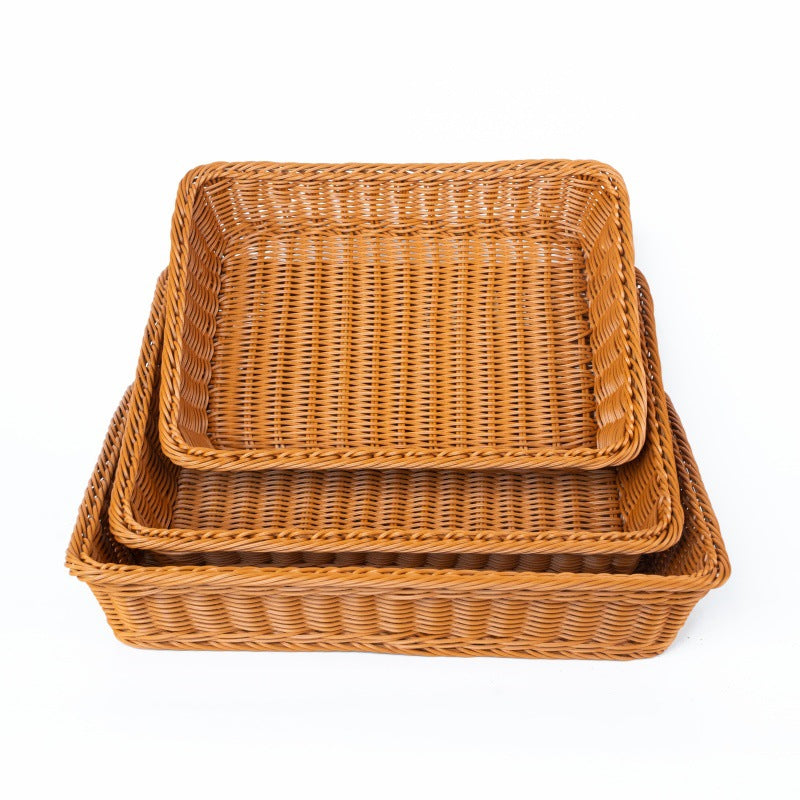 Stackable Woven Storage Tray Kalsten