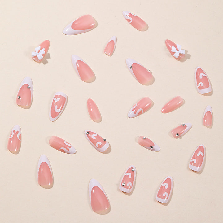Heart-Inspired 3D Nail Art Design Kalsten